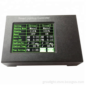0-10V Controller With LCD Touchscreen Easily Remote View And Modify The Current Settings For Each Channel